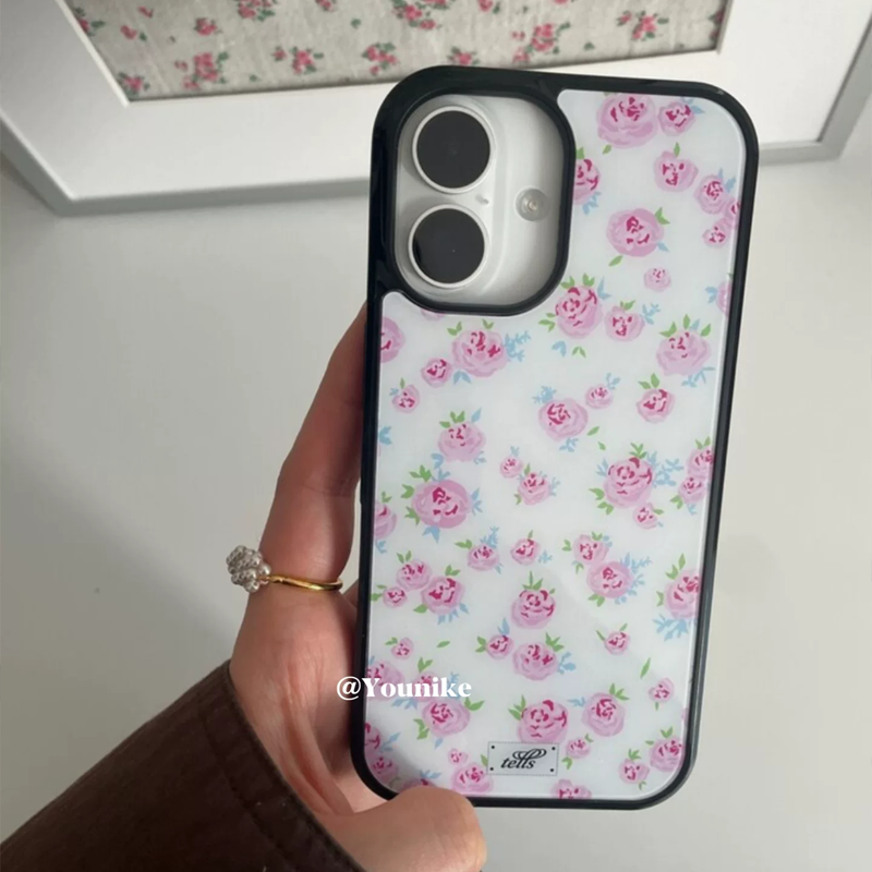 Phone Accessories For Girls - Pink Girl Romantic Rose Summer Phone