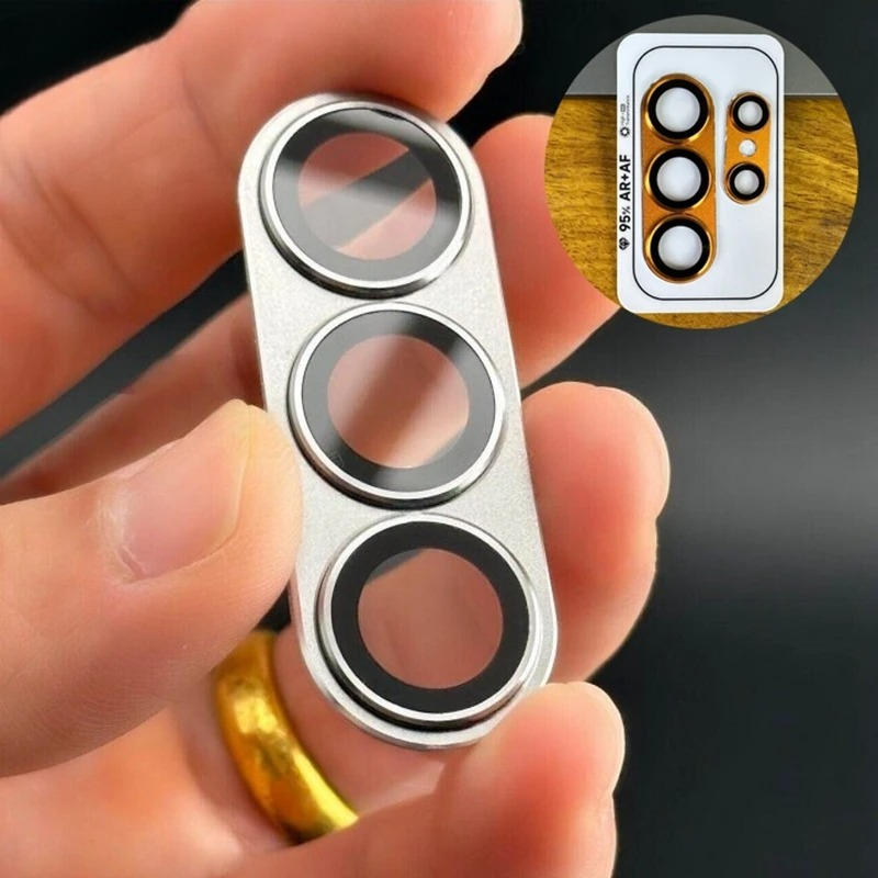 Phone Accessories Android - Luxury Armor Metal Lens Film For