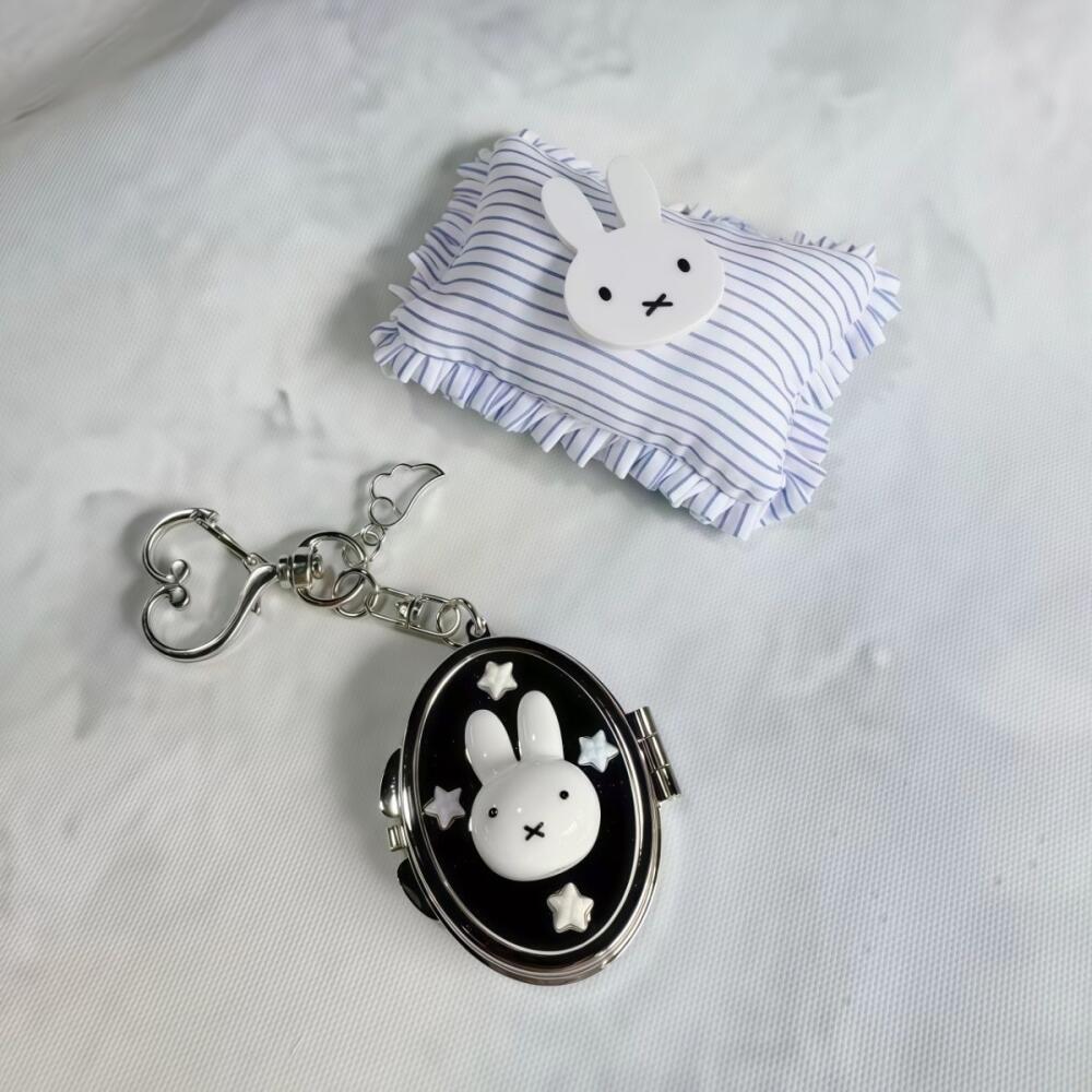 Phone Accessories Chain - Kawaii Miffy Makeup Mirror Creativity Y2k