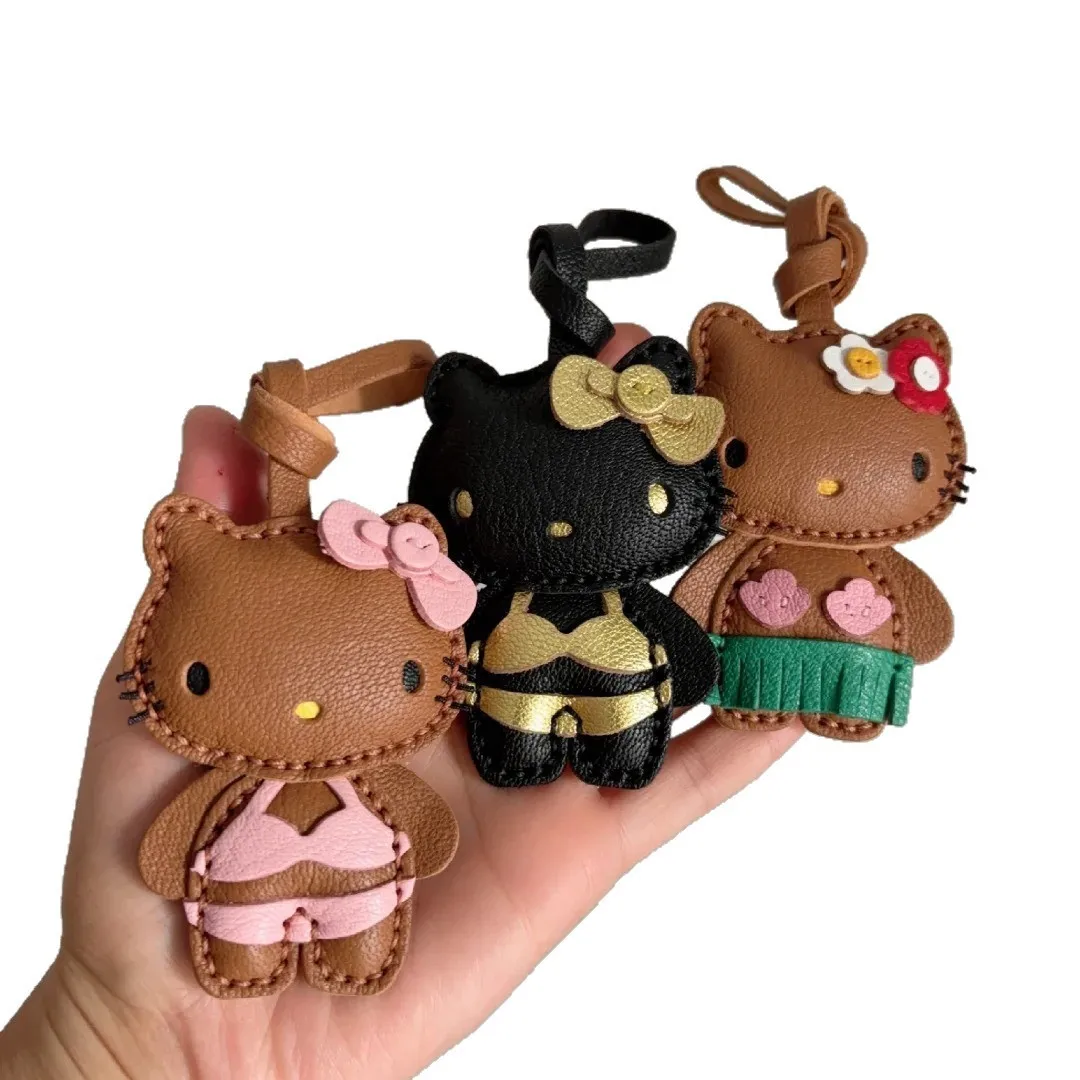 Phone Accessories Chain - Cartoon Sweet Leather Bag Pendant High-End