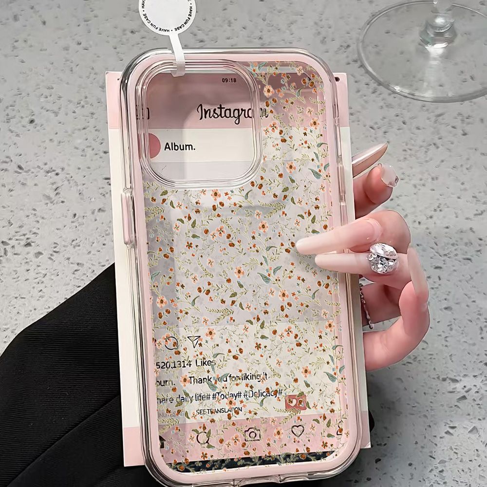 Phone Case Clear - Wildflowers Clear Phone Case For iPhone