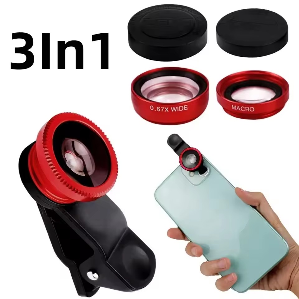 3In1 Mobile Phone Fish Eye Len - огляд і ціна Lens Camera Clip