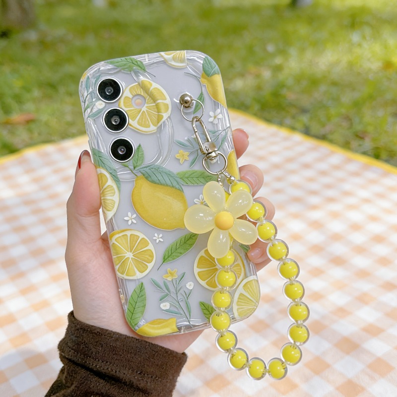 Yellow Lemon Flower Lanyard Ph - огляд і ціна Phone Accessories For Girls