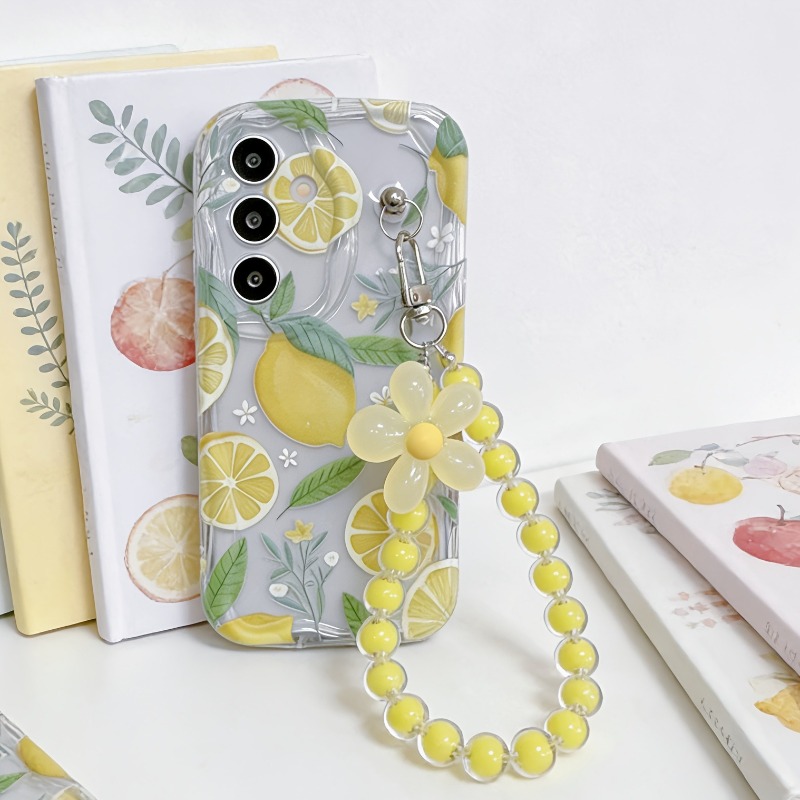 Yellow Lemon Flower Lanyard Ph - огляд і ціна Phone Accessories For Girls