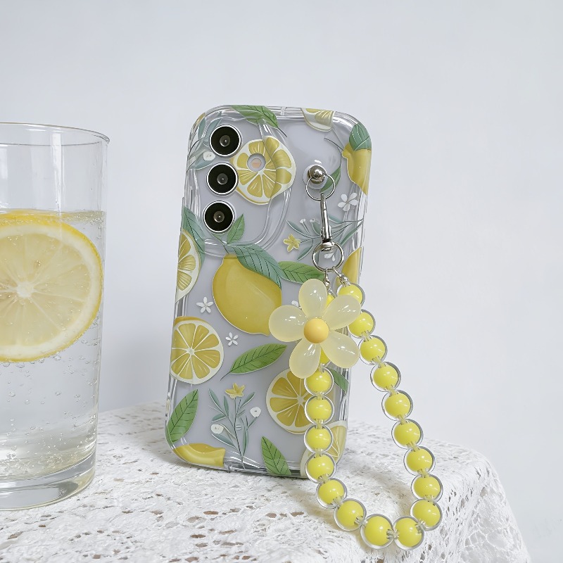 Yellow Lemon Flower Lanyard Ph - огляд і ціна Phone Accessories For Girls