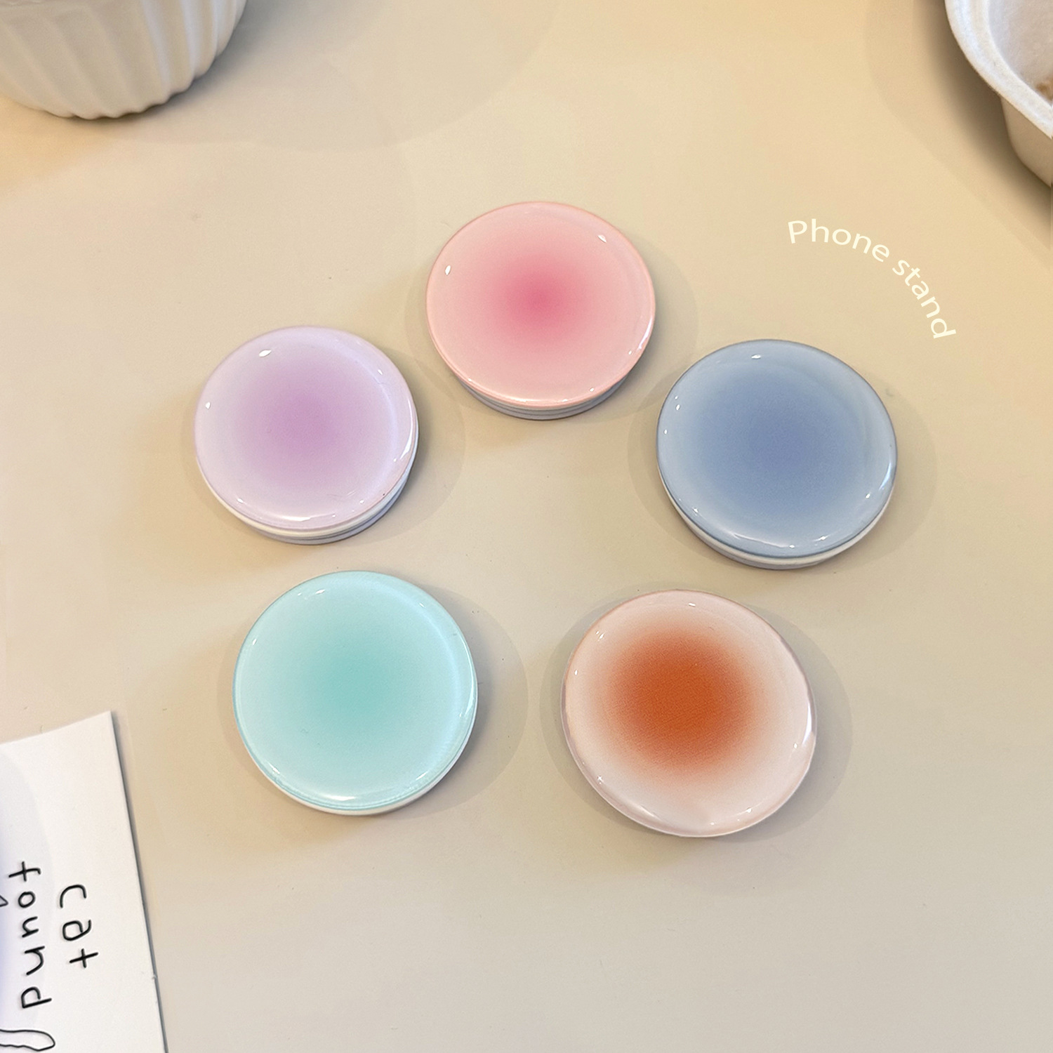 Ins Style Gradient Phone Grip  - огляд і ціна Phone Accessories And Electronics
