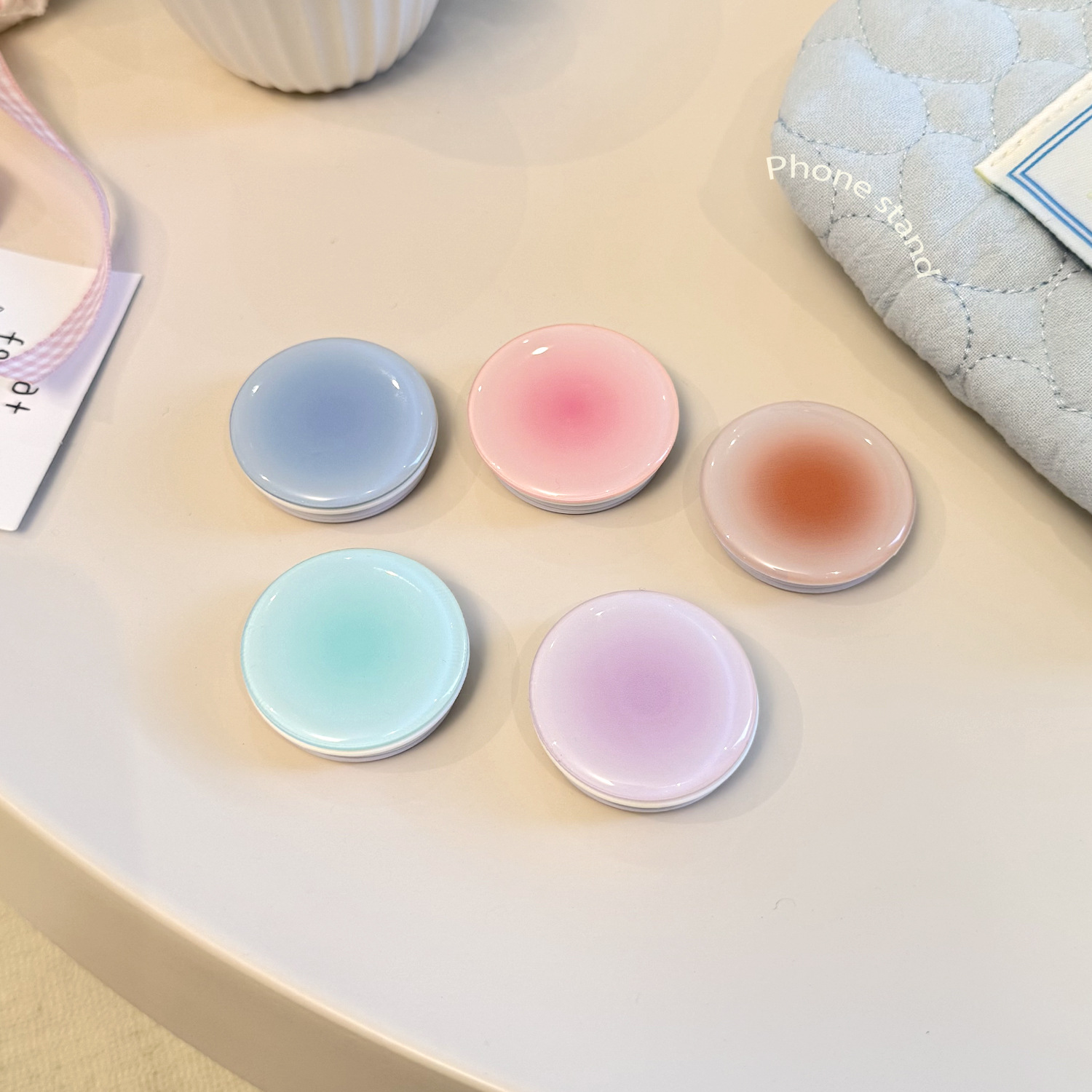 Ins Style Gradient Phone Grip  - огляд і ціна Phone Accessories And Electronics