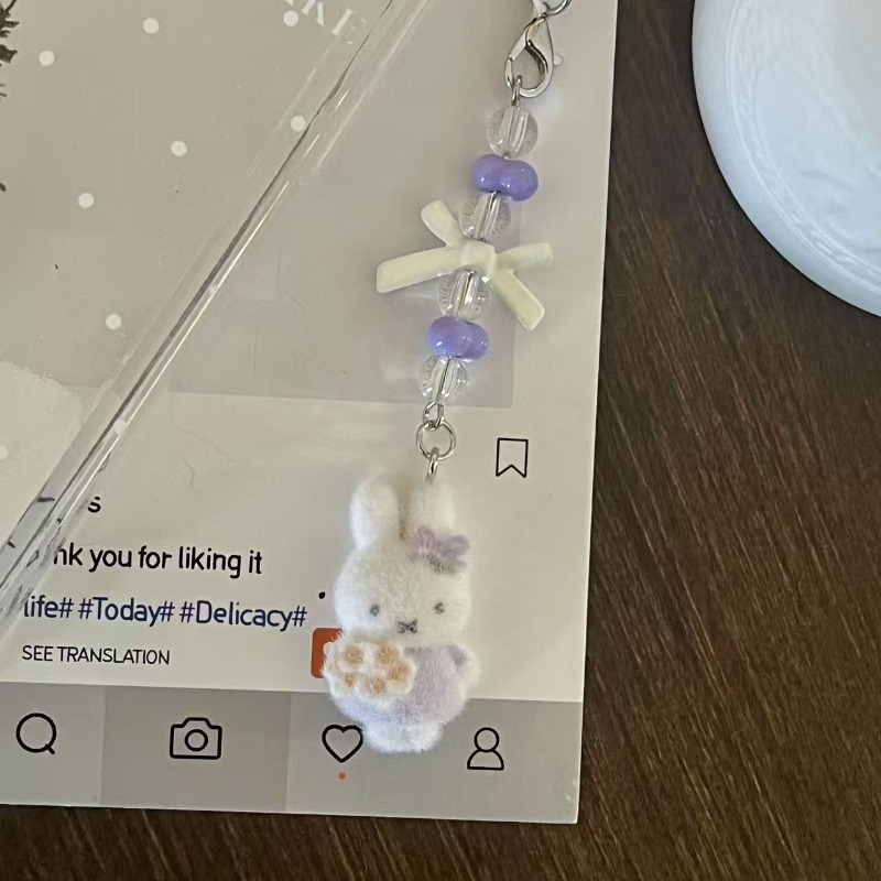 Cute Miffy Rabbit New Sweet Cr - огляд і ціна Phone Accessories Chain