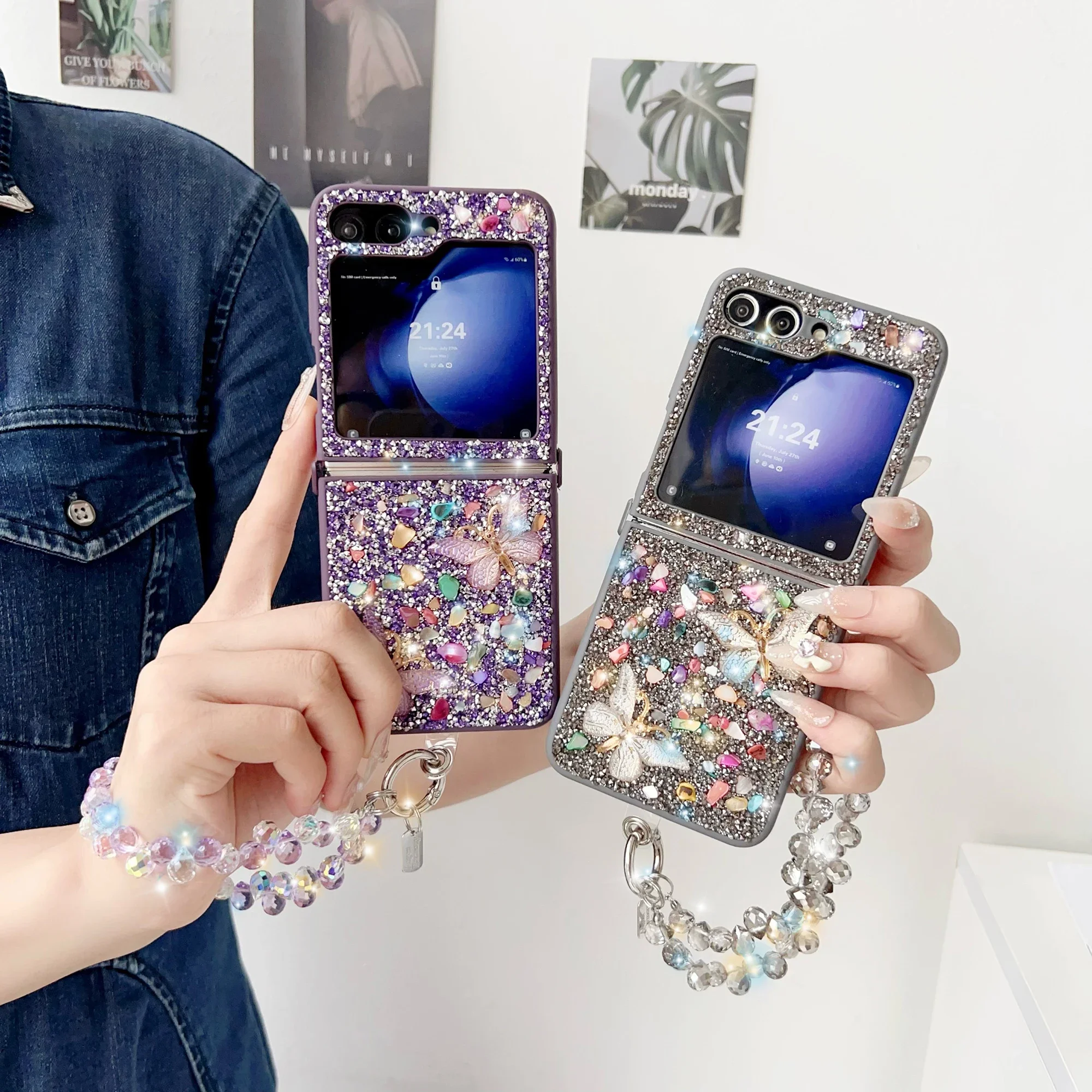 Luxury Glitter Phone Case For  - огляд і ціна Phone Accessories Samsung
