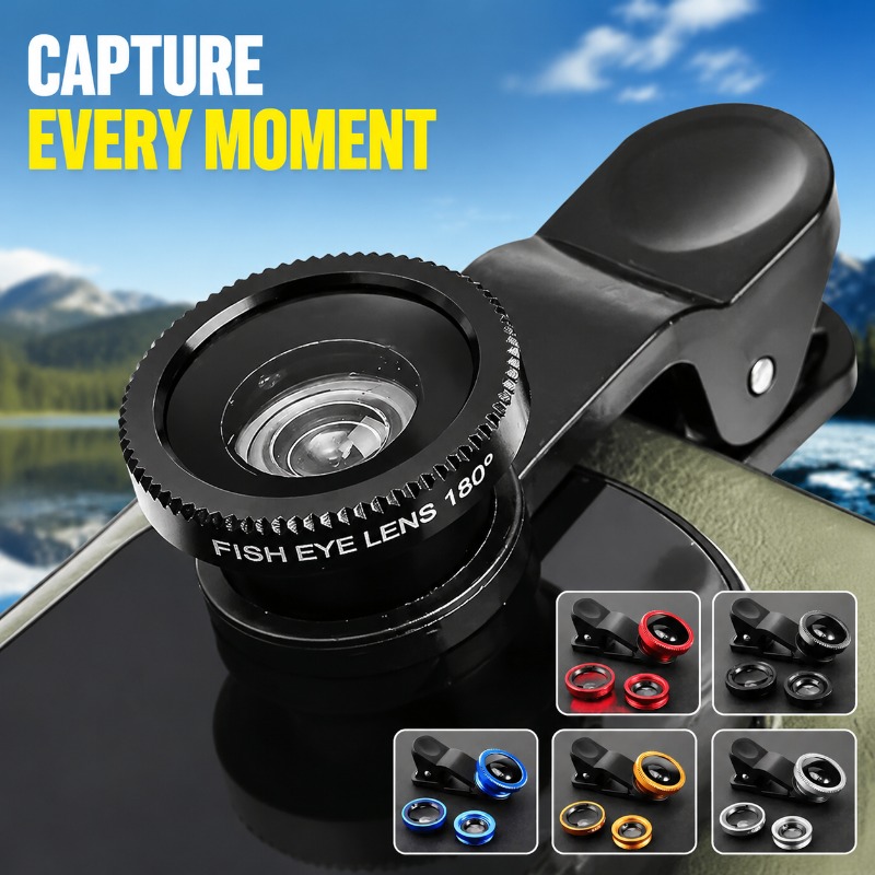 Universal Phone Camera Lens Ki - огляд і ціна Lens Camera Clip