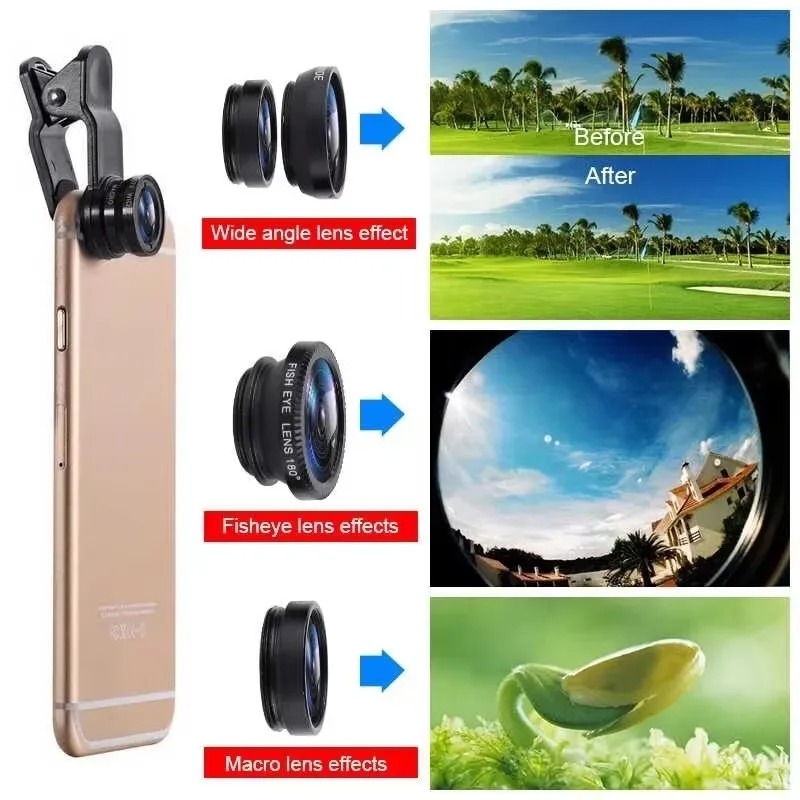 Universal Phone Camera Lens Ki - огляд і ціна Lens Camera Clip