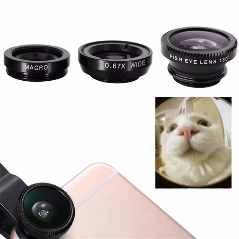 Universal Phone Camera Lens Ki - огляд і ціна Lens Camera Clip