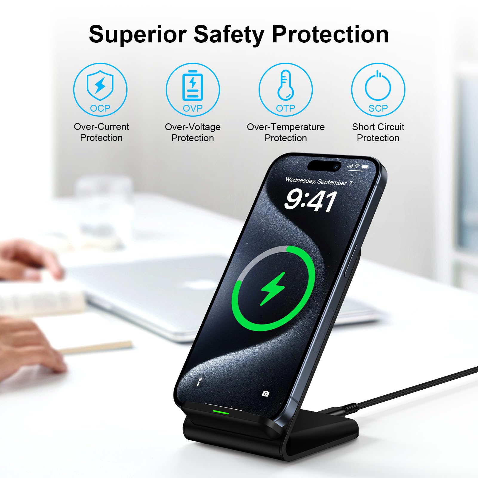 15W Wireless Charger Phone Hol - огляд і ціна Phone Accessories Android
