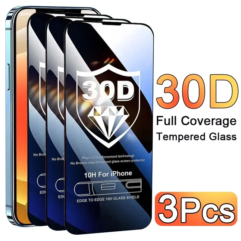 3PCS Glass Protector Phone Cas - огляд і ціна Phone Accessories Box Set