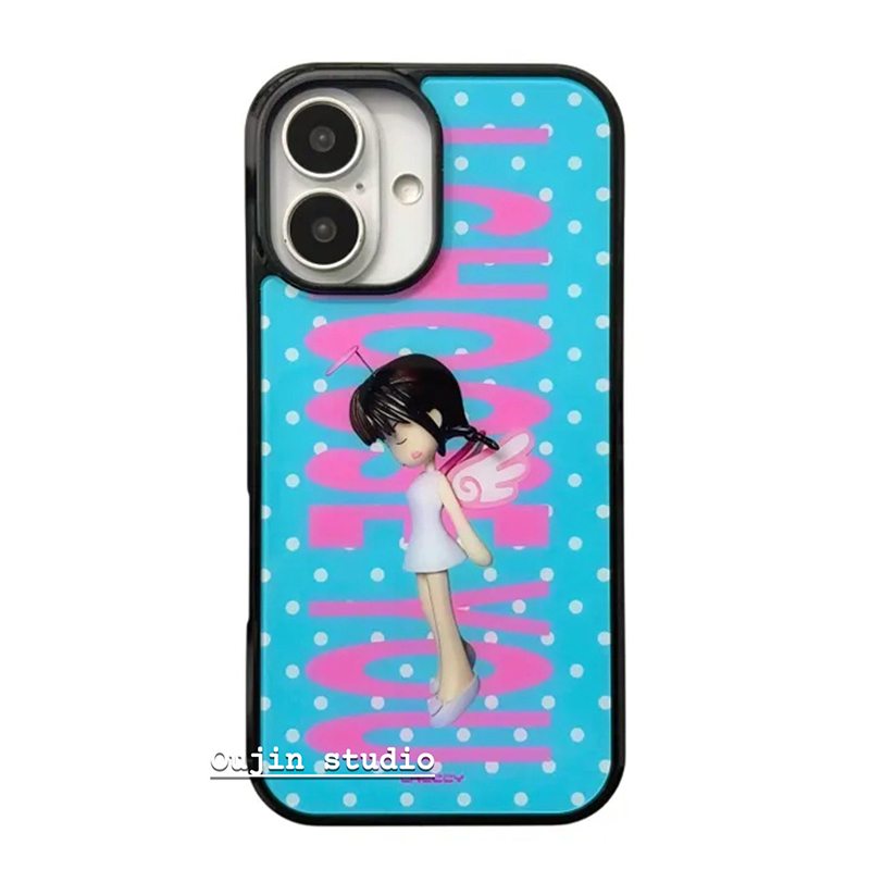 Korean Ins Polka Dots Angel Gi - огляд і ціна Phone Accessories For Girls