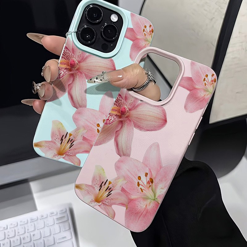 Pink Lily Lychee Texture Phone - огляд і ціна Phone Accessories Samsung