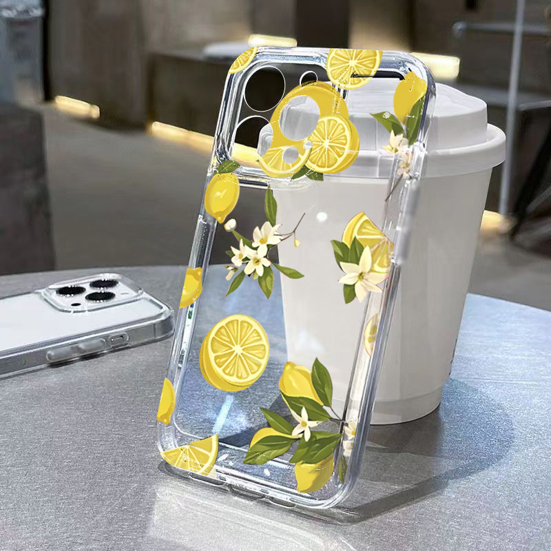 Summer Fruit Lemon Flower Clea - огляд і ціна Phone Case Clear