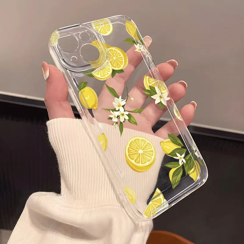 Summer Fruit Lemon Flower Clea - огляд і ціна Phone Case Clear