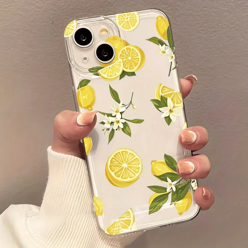Summer Fruit Lemon Flower Clea - огляд і ціна Phone Case Clear