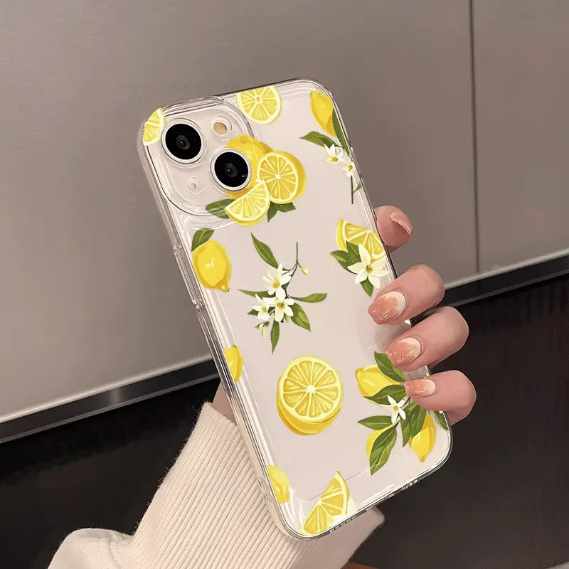 Summer Fruit Lemon Flower Clea - огляд і ціна Phone Case Clear